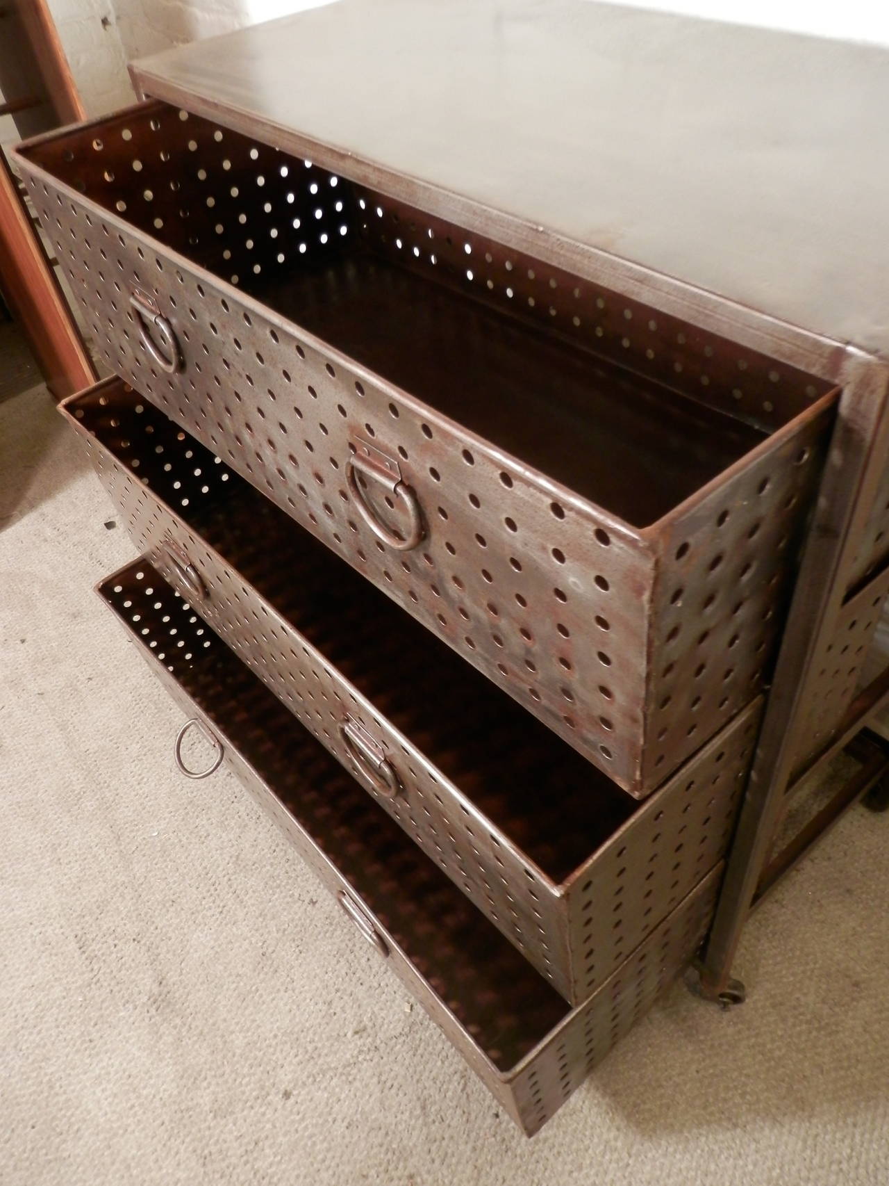 Bare Metal Style Industrial Dresser at 1stDibs industrial style metal