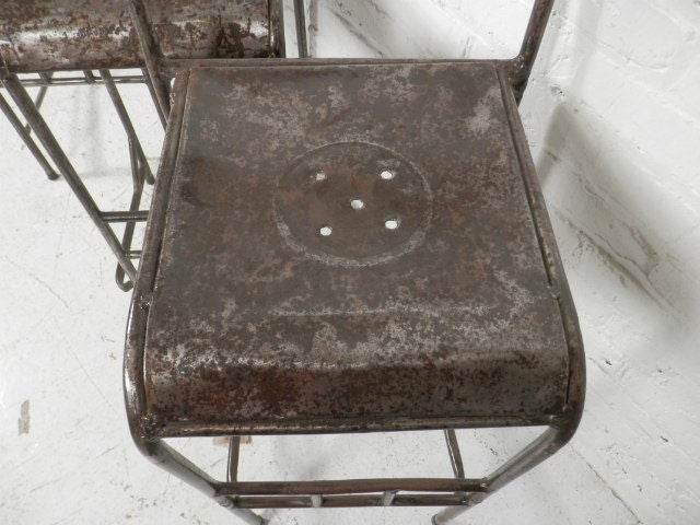 Unknown Metal Stackable Bar Stool