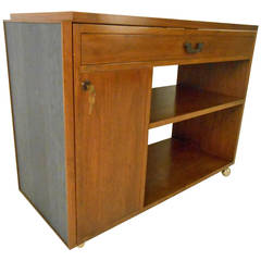 Mid-Century Modern Edward Wormley Bar Cart for Dunbar 1