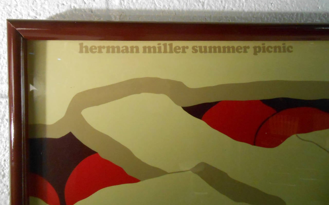 herman miller summer picnic poster