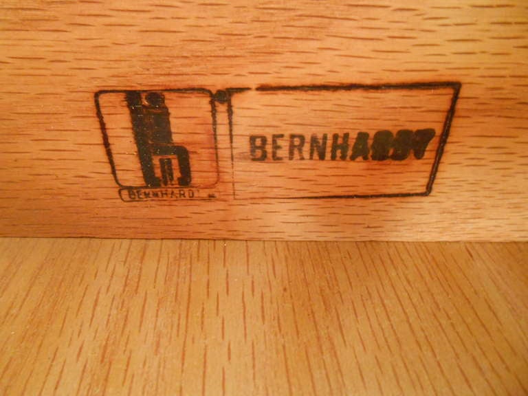 Vintage Campaign Desk by Bernhardt In Good Condition In Brooklyn, NY