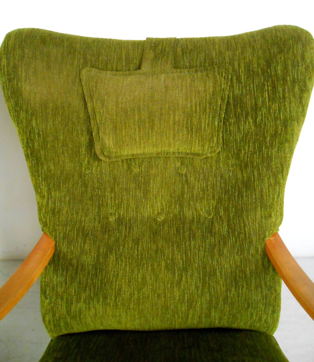 Pair of High Back Lounge Chairs 1