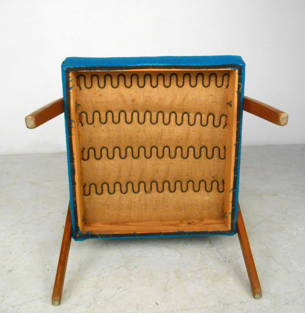 Mid-20th Century  Mid-Century Scandinavian Modern Highback Armchair For Sale