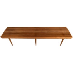 Vintage Nelson Style Slat Coffee Table
