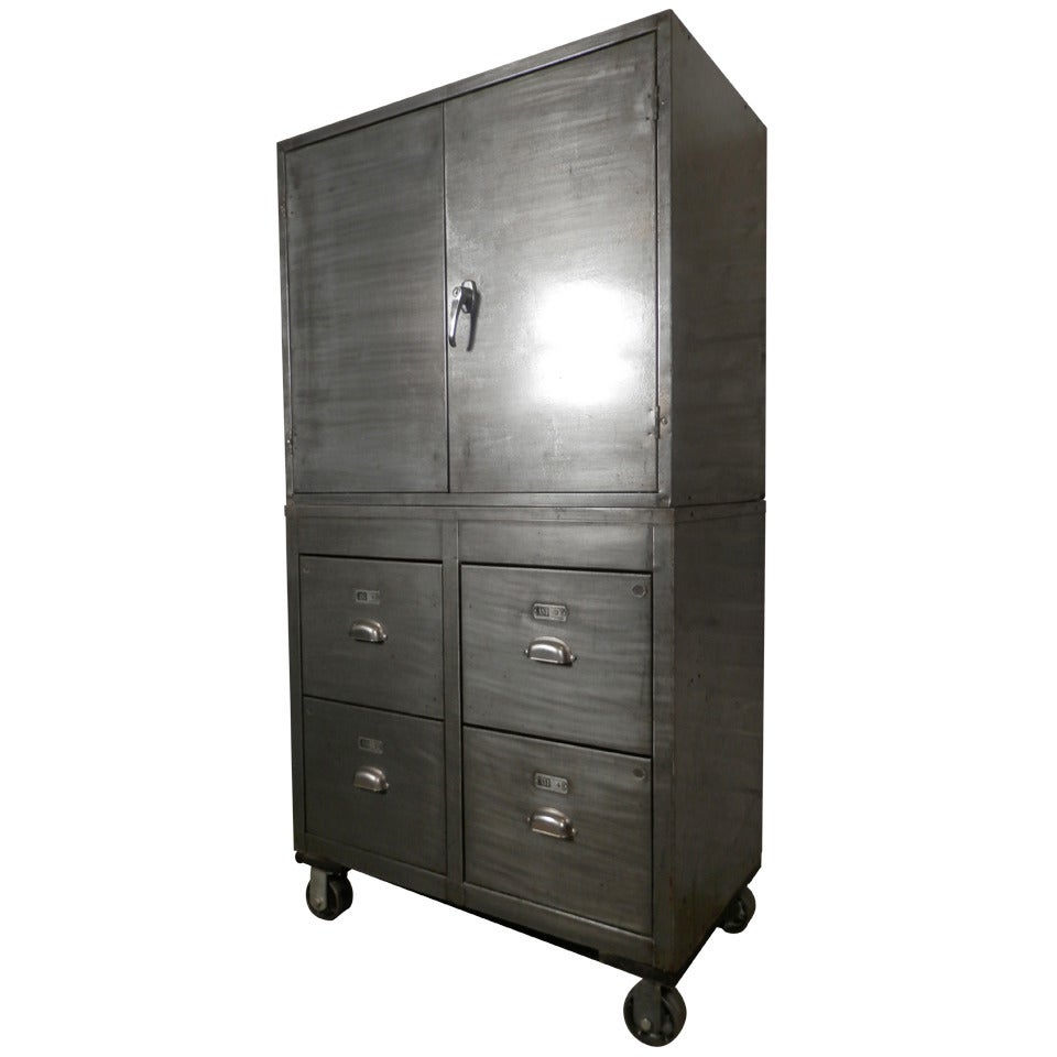 One of a Kind Large Industrial Storage Cabinet