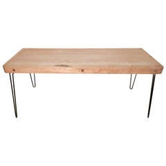 Large Table w/ Butcher Block Top