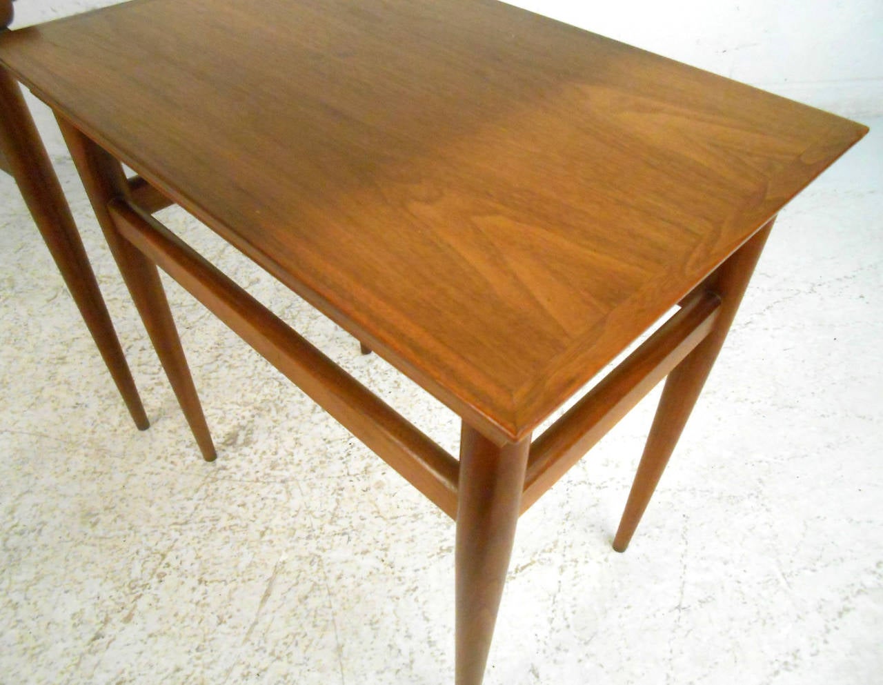 Mid-20th Century Set of Mid-Century Modern Nesting Tables by Heritage