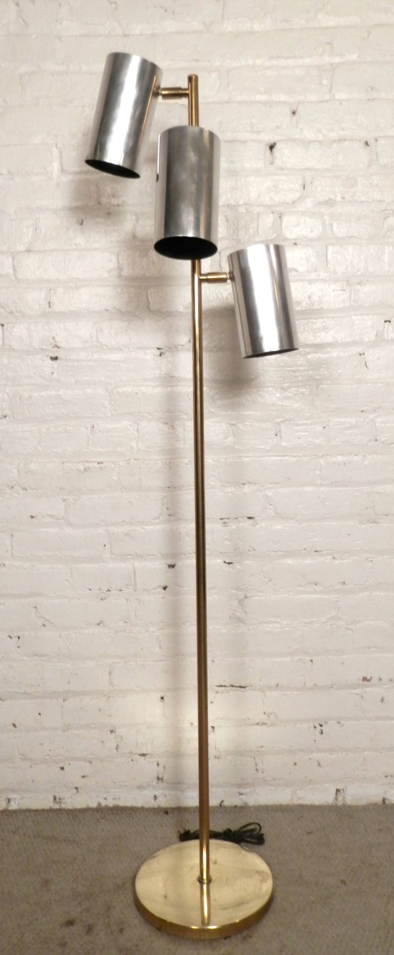 Standing Mid-Century Koch and Lowy Floor Lamp at 1stDibs | koch lowy ...
