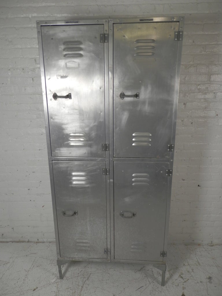 Impressive Industrial Metal Locker w/ Compartments 5
