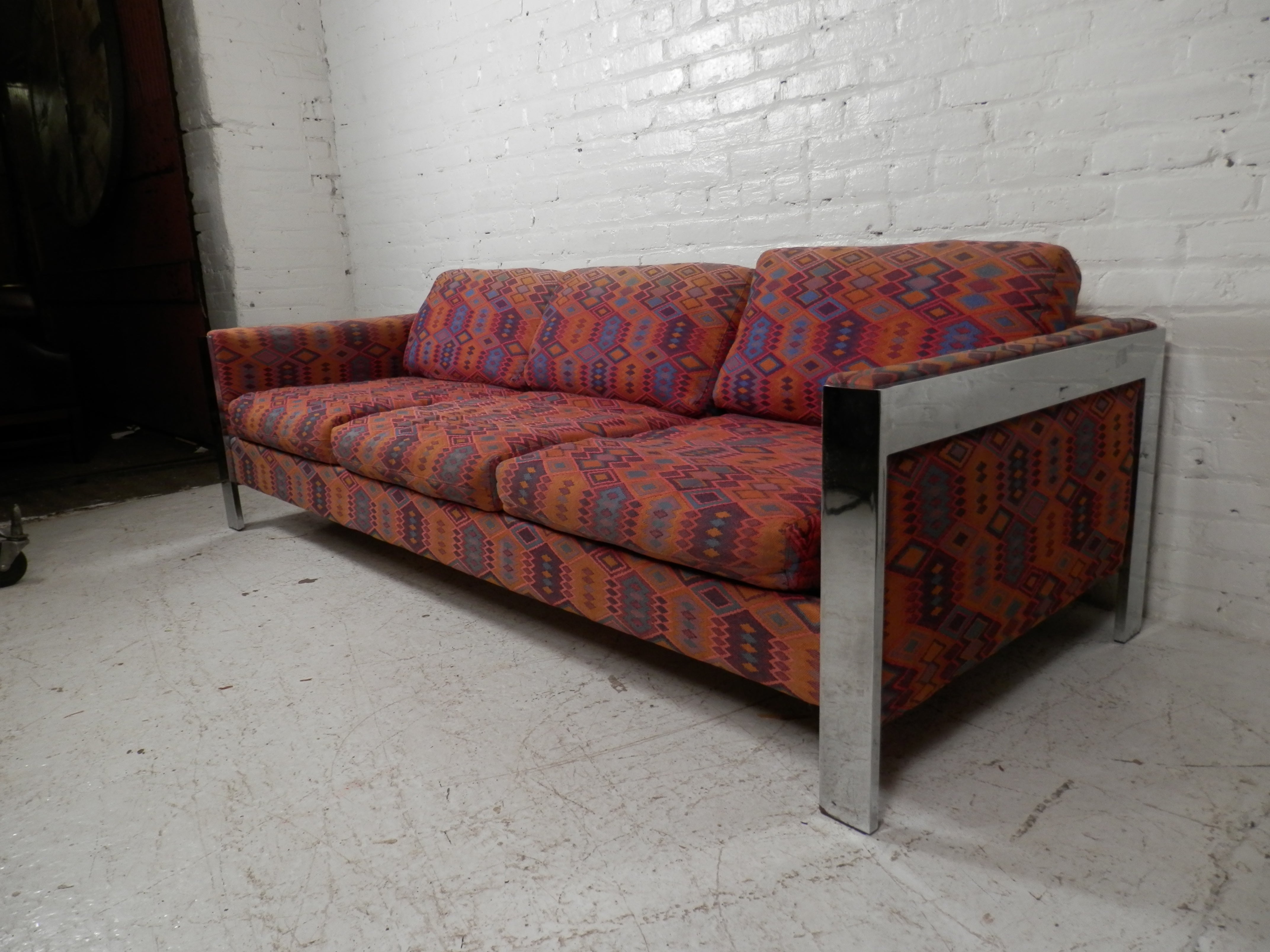 Milo Baughman Style Sofa by Selig