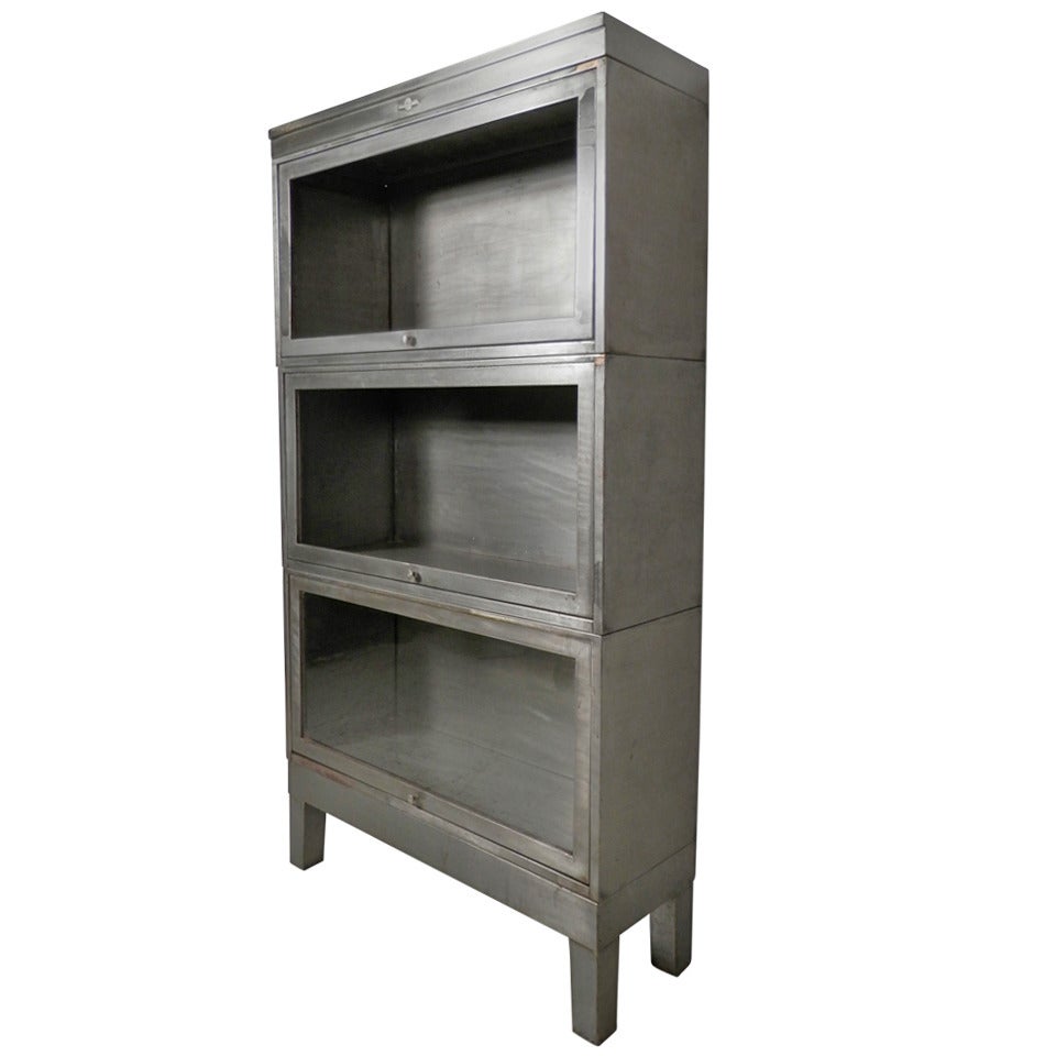 Stackable Metal Barrister Bookcase by Globe Wernicke