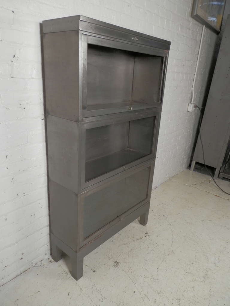 globe wernicke metal bookcase