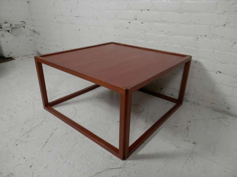 Rare Kai Kristiansen Inspired Cube Table
