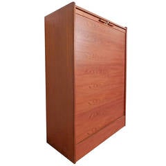 Extremely Unusual Mid-Century Dresser w/ Tambour Front 9