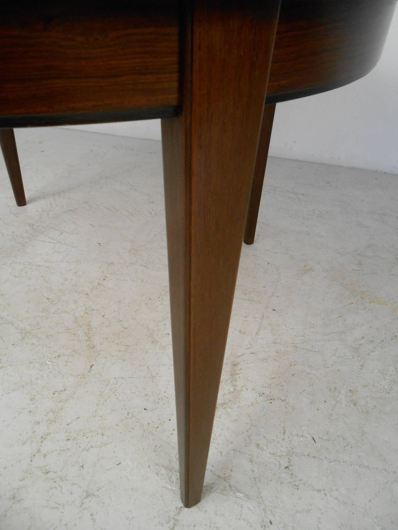European Omann Jun Rosewood Dining Table and Chairs, c. 1959 For Sale