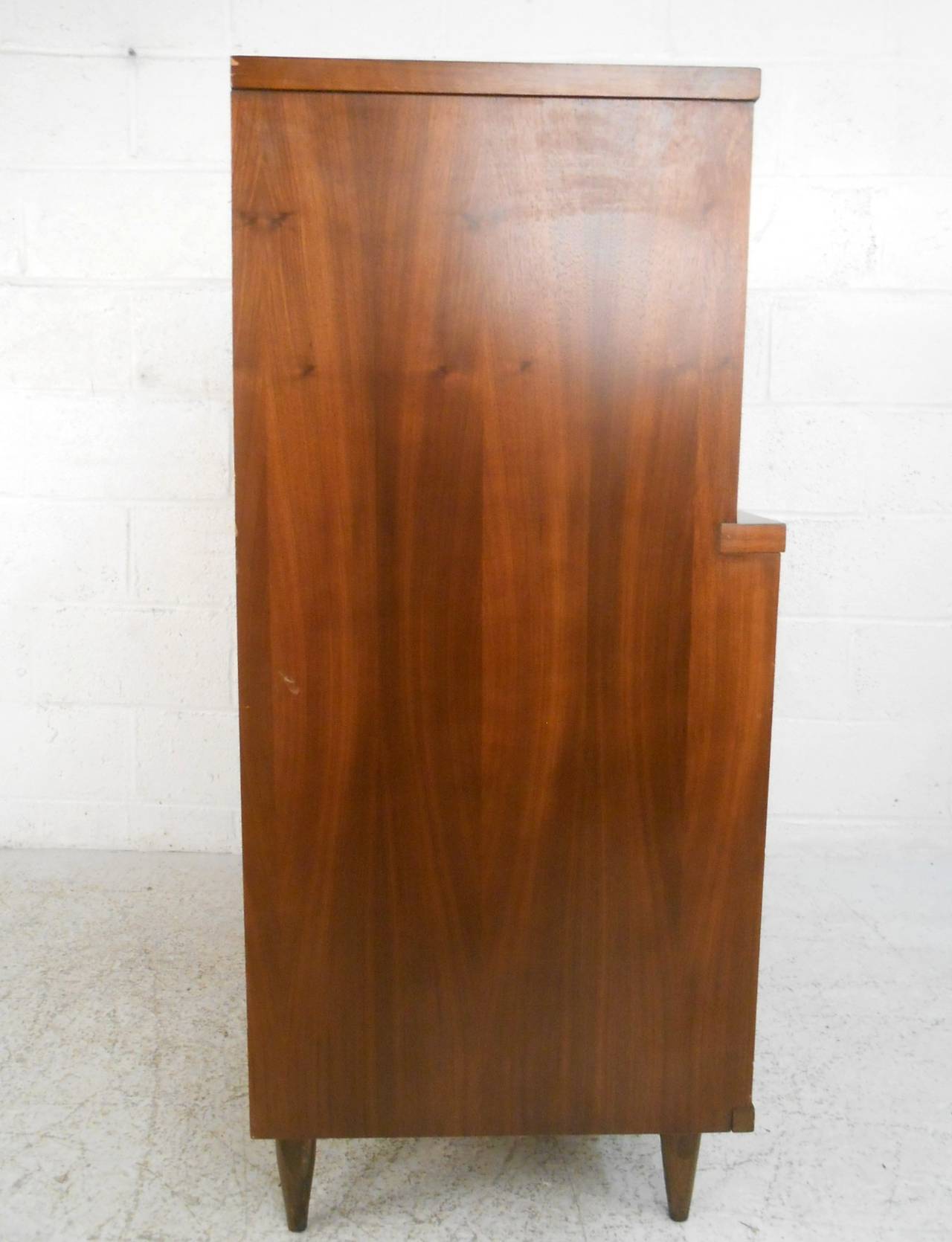 Mid-20th Century Unique Mid-Century Modern Tableau Highboy Dresser by Kent Coffey