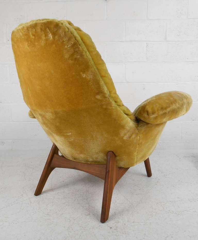adrian pearsall lounge chair and ottoman