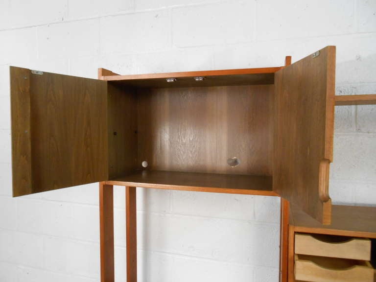 Mid-20th Century Danish Modern Modular Wall Unit