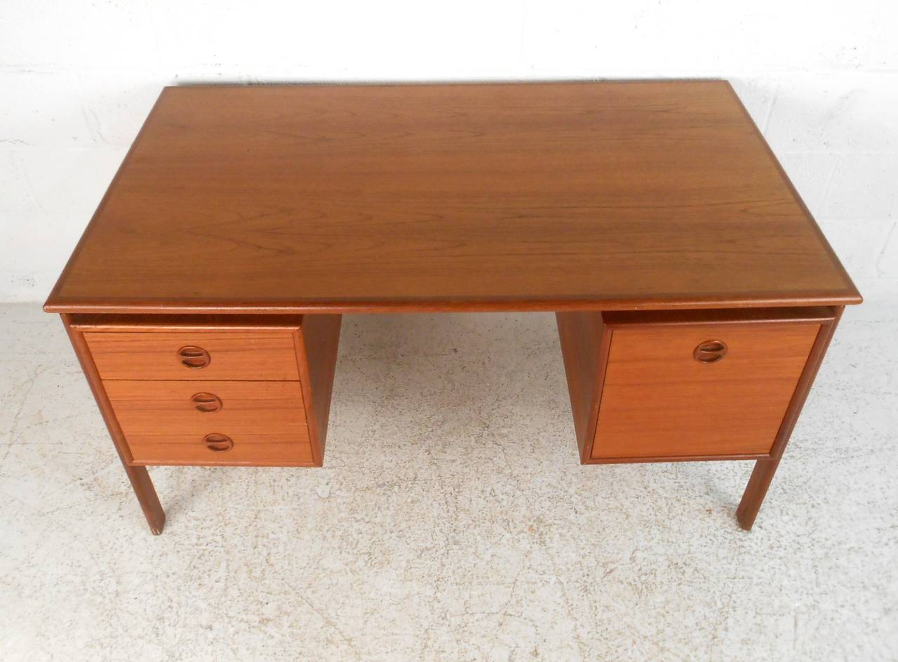 mid century modern danish desk