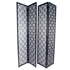 Pair of Tall Decorative Screens