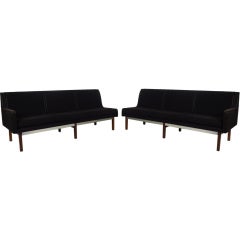 Pair of Mid-Century Modern One-Arm Sofas