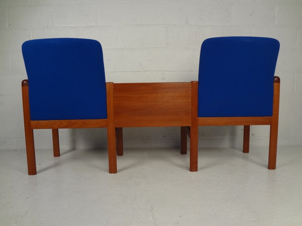 Mid-20th Century Danish Modern Telephone Bench