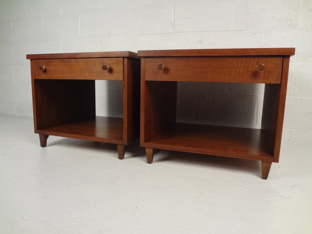 Pair Mid-Century Lane End Tables