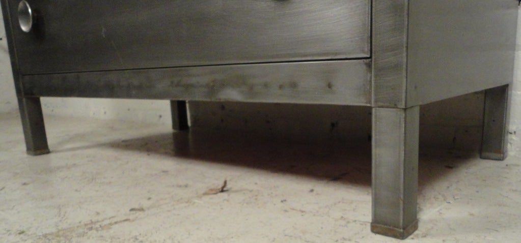 Mid-20th Century Simmons Low Metal Dresser