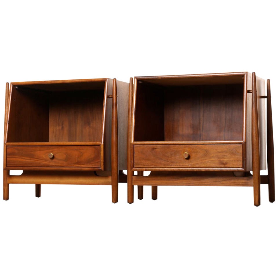 Mid Century Bedside Tables by Kipp Stewart and Stewart MacDougall for Drexel
