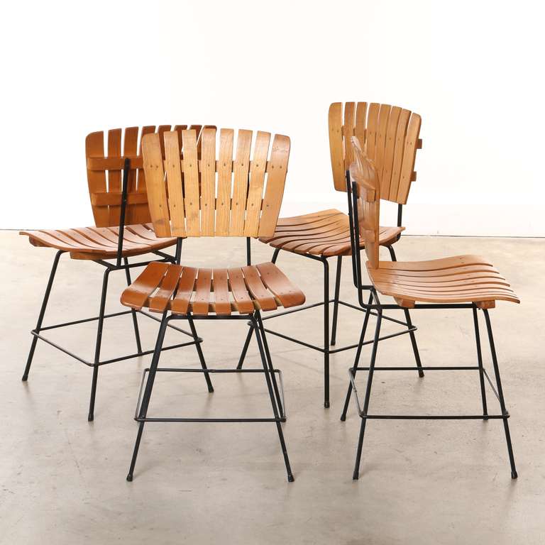 Mid-Century Modern Arthur Umanoff Dining Chair Set of 4
