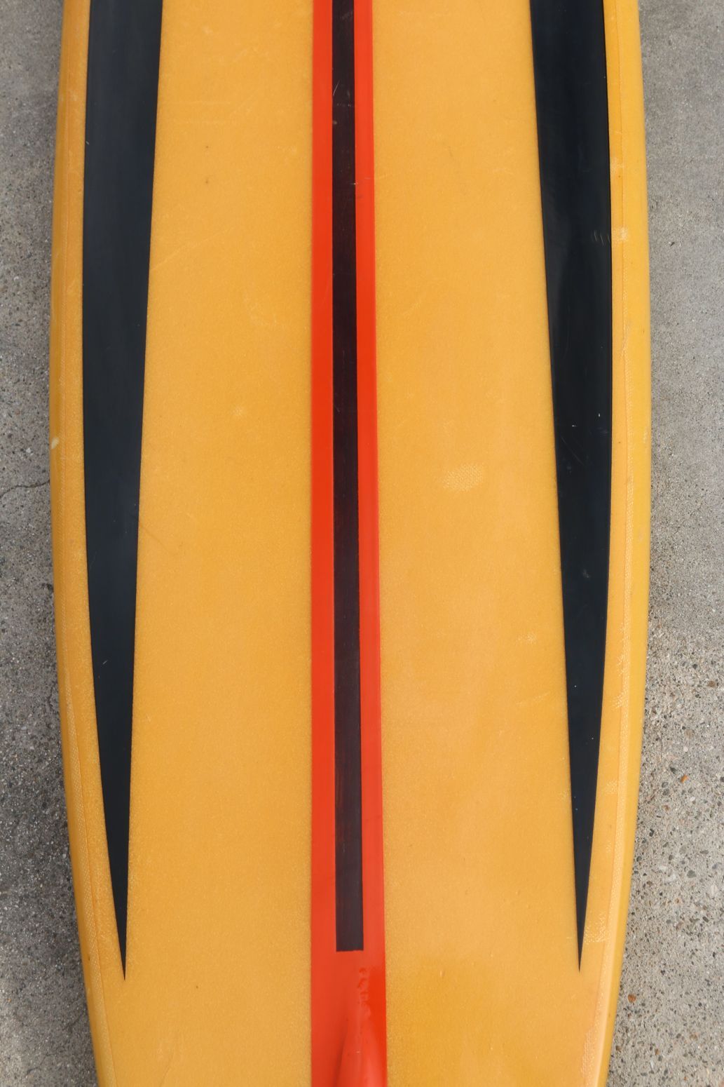 Fiberglass California Semi-Gun Surfboard Shaped by Dale Velzy for Jeffrey Dale 1962