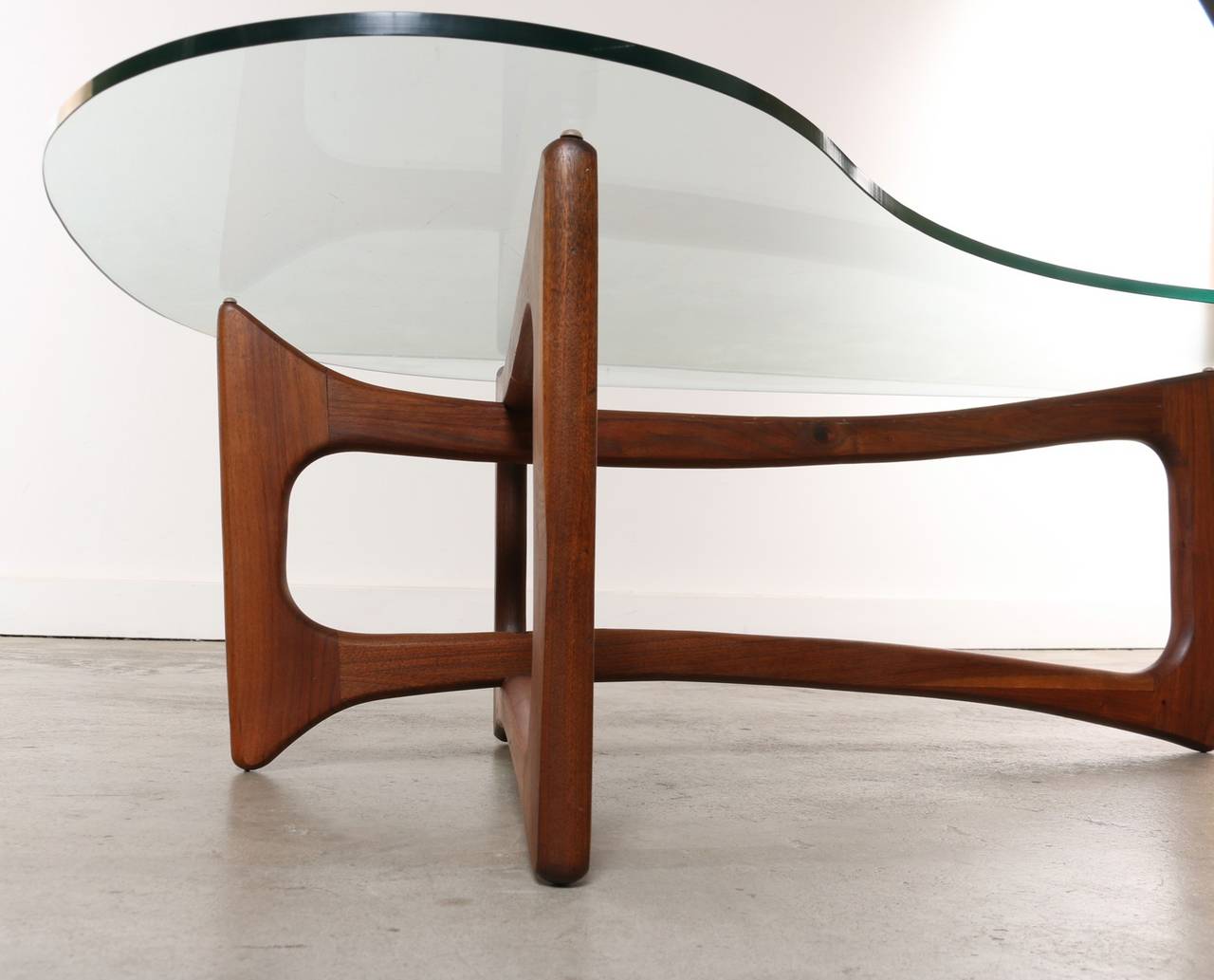 Amoeba Coffee Table by Adrian Pearsall for Craft Associates, 1960's In Good Condition In Los Angeles, CA