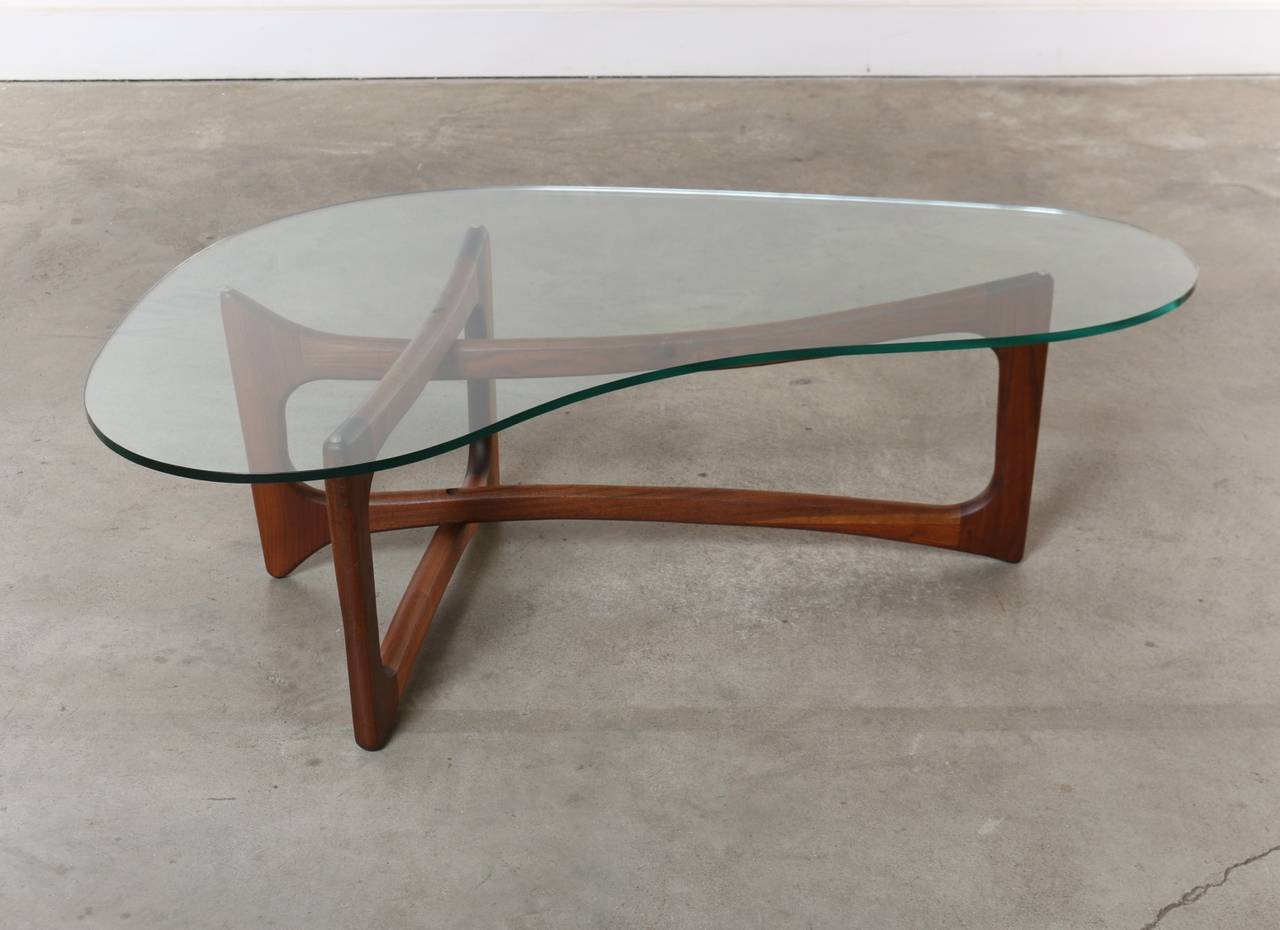 Mid-Century Modern Amoeba Coffee Table by Adrian Pearsall for Craft Associates, 1960's