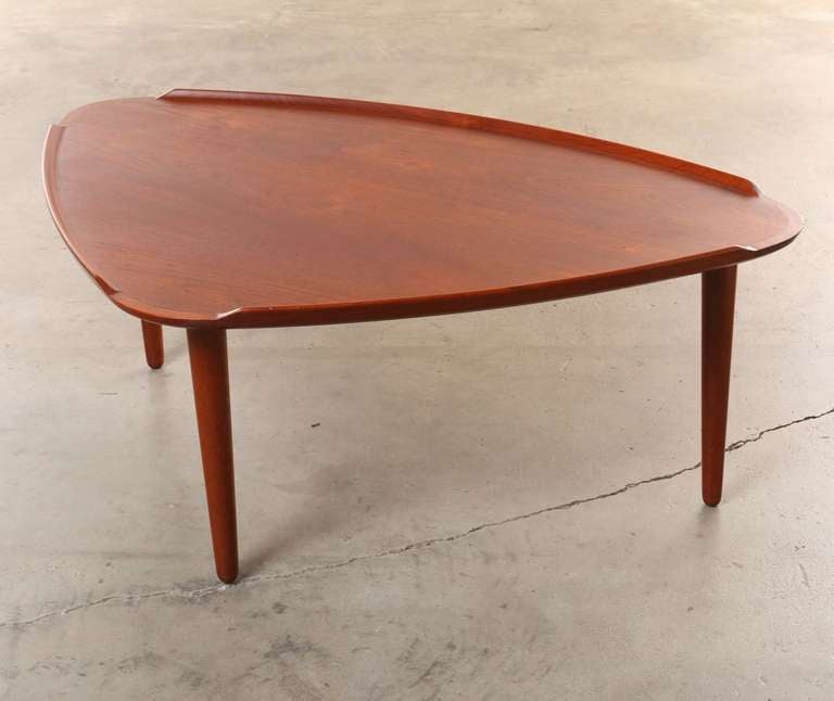 Scandinavian Modern Danish Teak Side Table by William Watting c.1960's
