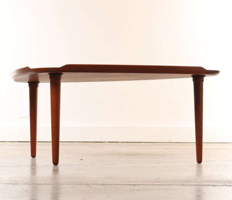 Danish Teak Side Table by William Watting c.1960's In Good Condition In Los Angeles, CA