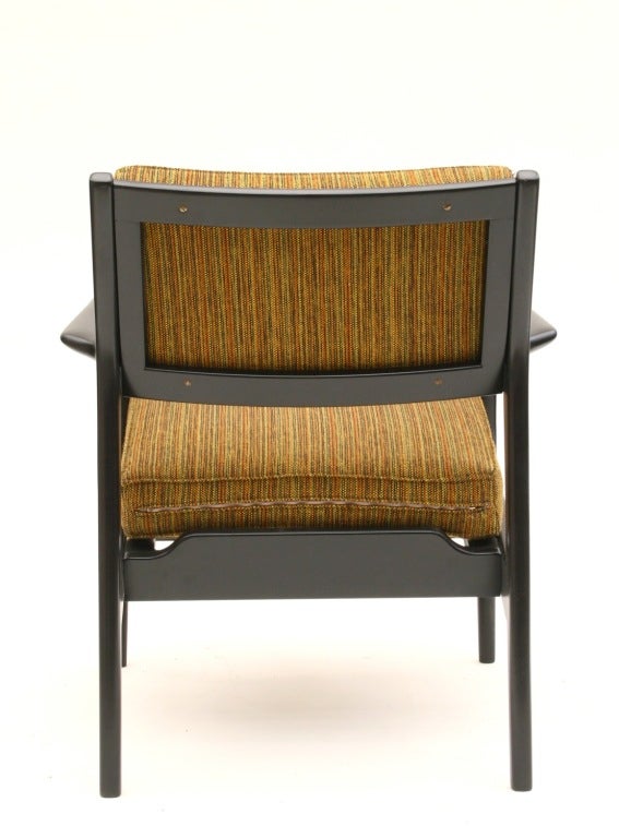 Jo Carlsson Chair with Original Upholstery, 1950s Denmark 1