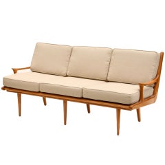 California Craftsman Sofa in the Maloof Tradition