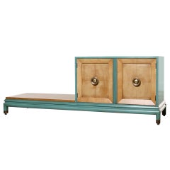 Vintage Cabinet Table Bench by Renzo Rutili for Johnson Furniture Co.