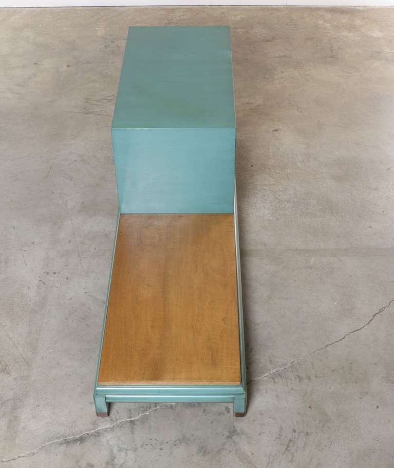 Cabinet Table Bench by Renzo Rutili for Johnson Furniture Co. 1