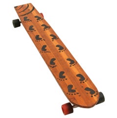 Folk Art Long Board Skateboard