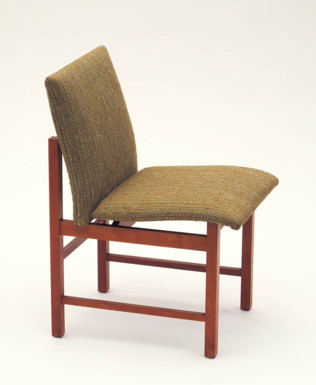Scandinavian Modern Dining Table and Chair Set by Greta Magnusson Grossman for Glenn of California 