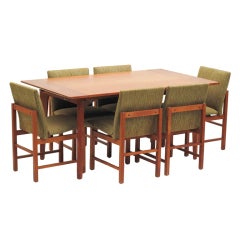 Dining Table and Chair Set by Greta Magnusson Grossman for Glenn of California 