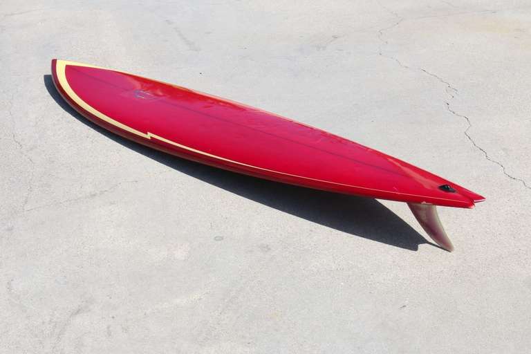 American Early 1970's Swallow Tail Gun, Natural Progression Surfboard