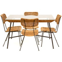 Table and Four Chairs, Dining Set by Danny Ho Fong