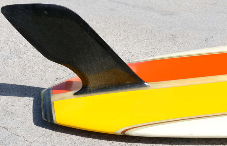 Fiberglass Brilliant Original Jack's Surfboard 1966 Huntington Beach California