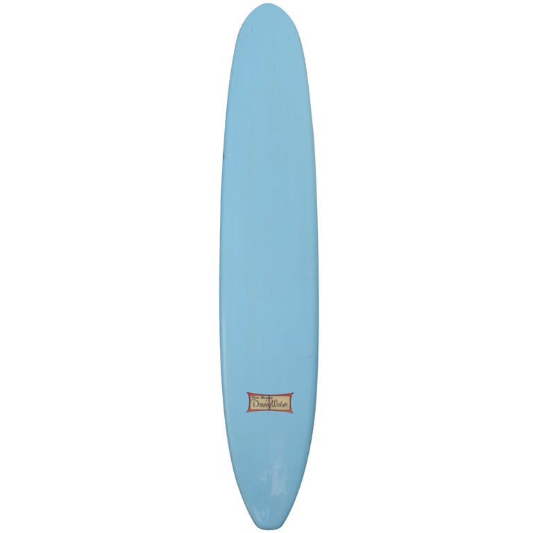 Early 1960s Dewey Weber Longboard Surf Board