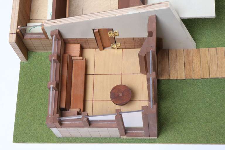 Mid Century Architectural House Model 2