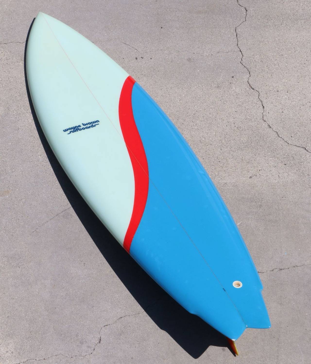 American Stinger Fish Surfboard by Wayne Brown, Huntington Beach, California 1970s