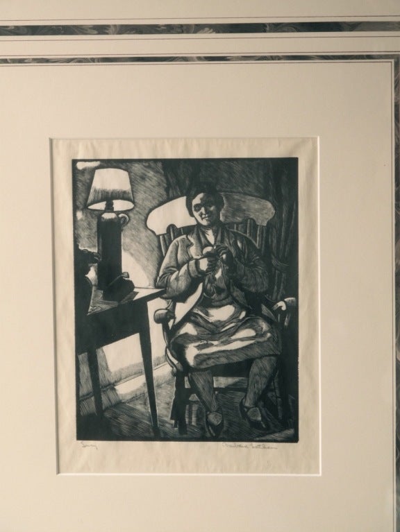 Barbara Latham Woodcut 