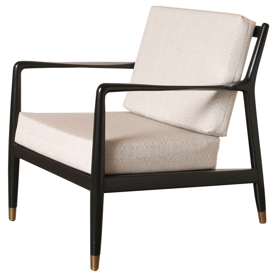 Dux Mid Century Scandinavian Armchair by Folke Ohlsson